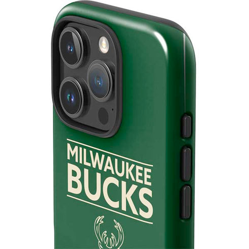 NBA Milwaukee Bucks Standard - Green iPhone 16 Pro Impact Case